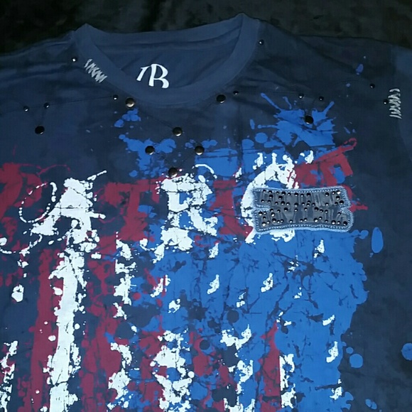 Vintage Brass Patriot Men's T-Shirt - Picture 3 of 8